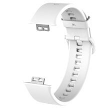 Ремешок Deexe Soft Silicone для Huawei Watch Fit - White: фото 1 из 2