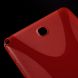 Силиконовая накладка Deexe X-Shaped для Samsung Galaxy Tab A 8.0 (T350/351) - Red (GT-2226R). Фото 3 из 6