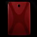 Силиконовая накладка Deexe X-Shaped для Samsung Galaxy Tab A 8.0 (T350/351) - Red (GT-2226R). Фото 1 из 6
