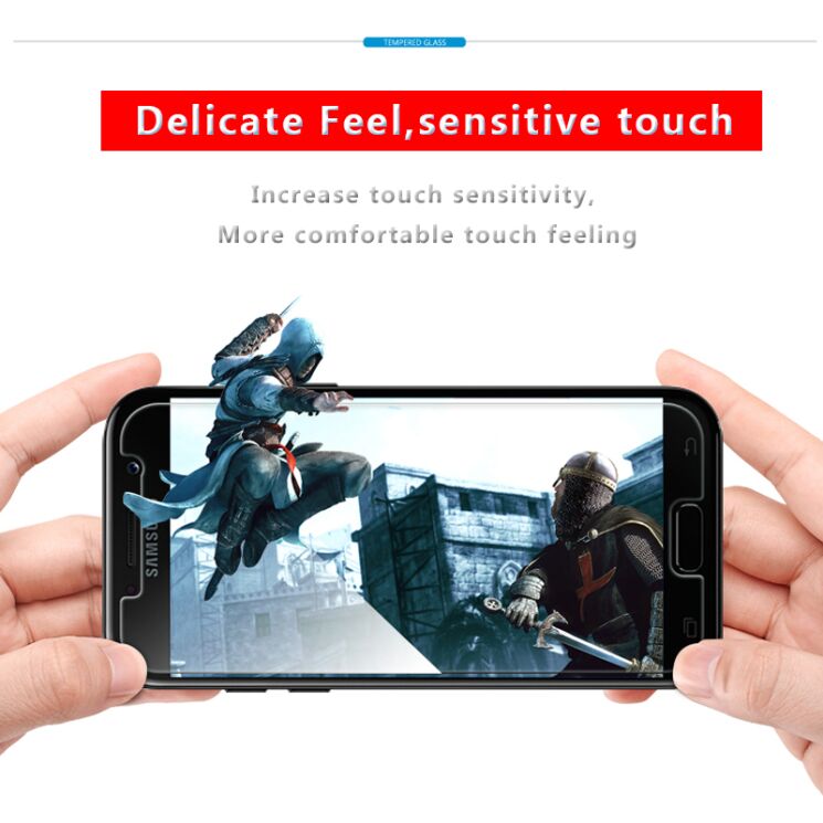 Защитное стекло Deexe Crystal Glass для Samsung Galaxy A3 2017 (A320): фото 2 из 7