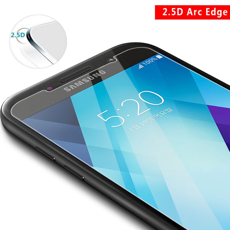 Защитное стекло Deexe Crystal Glass для Samsung Galaxy A3 2017 (A320): фото 7 из 7