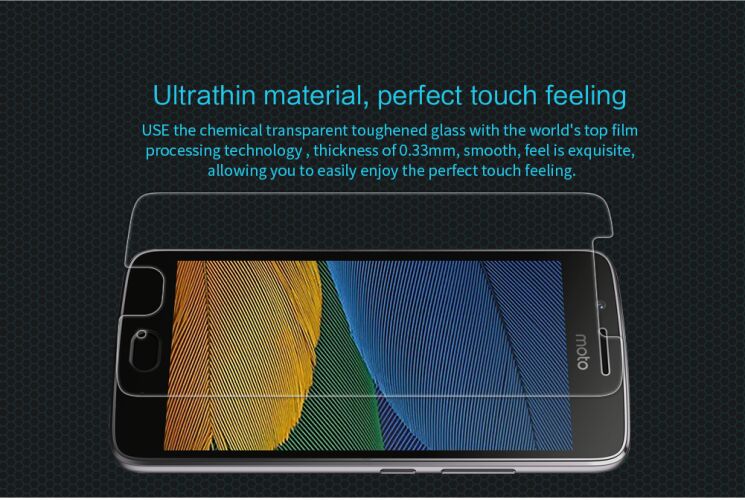 Защитное стекло NILLKIN Amazing H для Motorola Moto G5: фото 5 из 12