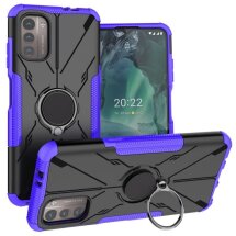 Защитный чехол Deexe Armor Bear для Nokia G21 / G11 - Purple: фото 1 из 21