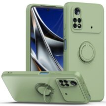 Защитный чехол Deexe Color Shell для Xiaomi Poco M4 Pro 4G - Mint Green: фото 1 из 7