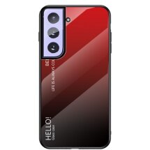 Захисний чохол Deexe Gradient Color для Samsung Galaxy S21 Plus - Red / Black: фото 1 з 9