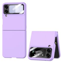 Защитный чехол GKK Silicone Case для Samsung Galaxy Flip 4 - Purple: фото 1 из 9