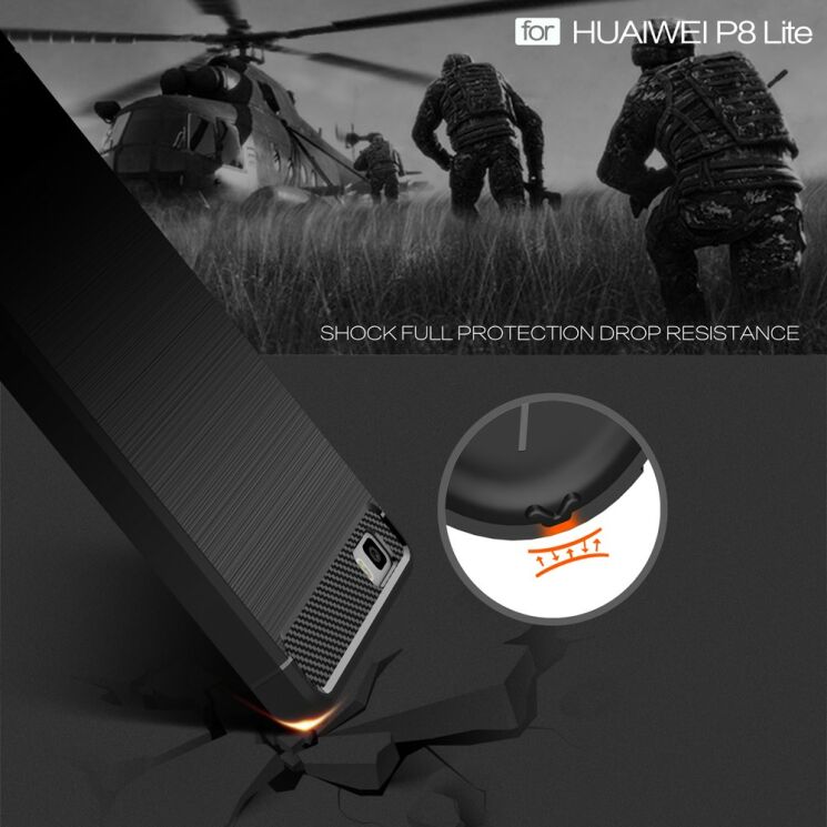 Защитный чехол UniCase Carbon для Huawei P8 Lite: фото 5 из 8