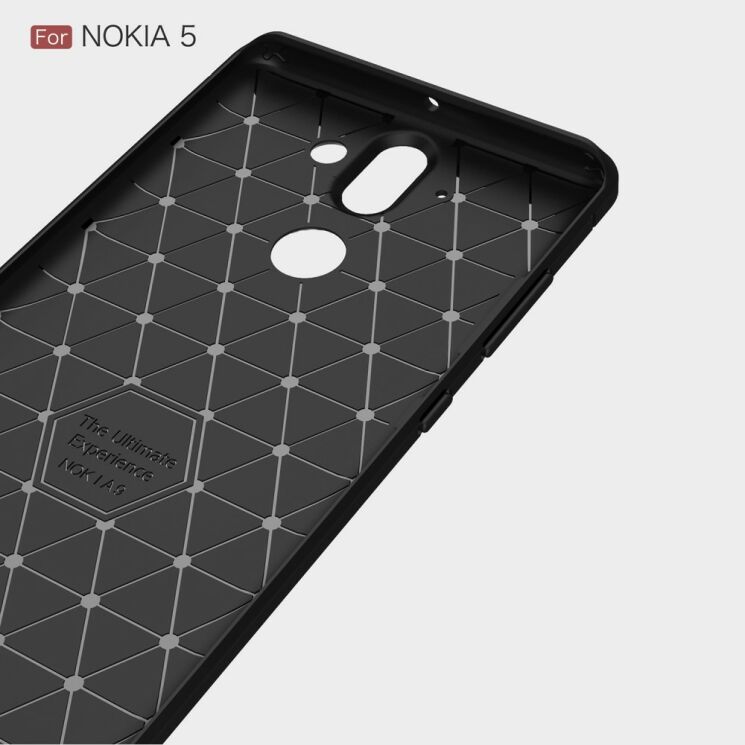 Защитный чехол UniCase Carbon для Nokia 9 - Black: фото 6 из 10