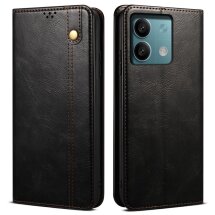 Захисний чохол UniCase Leather Wallet для Xiaomi Redmi Note 13 5G - Black: фото 1 з 7