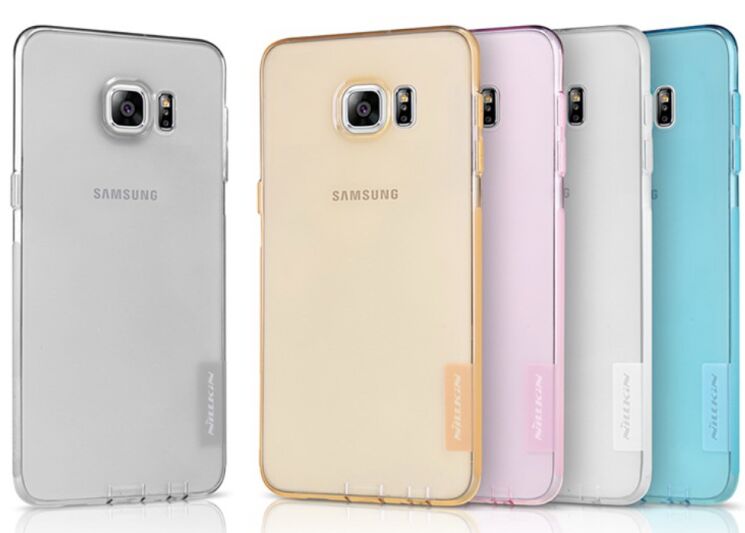 Силиконовая накладка NILLKIN Nature TPU для Samsung Galaxy S6 edge+ (G928) - Blue: фото 7 з 7