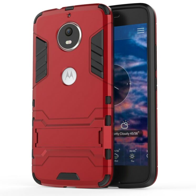 Защитный чехол UniCase Hybrid для Motorola Moto G5s - Red: фото 2 из 2
