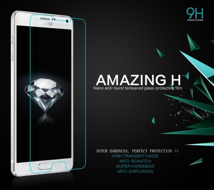 Защитное стекло Nillkin Amazing H 0.3mm для Samsung Galaxy Note 4 (N910): фото 2 из 14