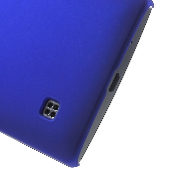 Пластиковая накладка Deexe Hard Case для LG Spirit Y70 (H422) - Dark Blue: фото 4 з 5