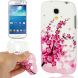 Силиконовая накладка Deexe Flower Pattern для Samsung Galaxy S4 mini (i9190) - Pink Plum (S4M-9130E). Фото 1 з 4