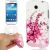 Силиконовая накладка Deexe Flower Pattern для Samsung Galaxy S4 mini (i9190) - Pink Plum: фото 1 з 4