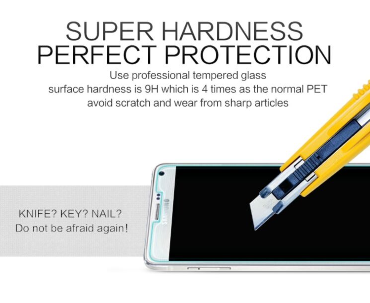 Защитное стекло Nillkin Amazing H 0.3mm для Samsung Galaxy Note 4 (N910): фото 5 из 14