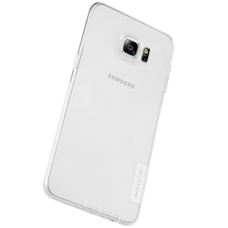 Силиконовая накладка NILLKIN Nature TPU для Samsung Galaxy S6 edge+ (G928) - White: фото 6 из 7