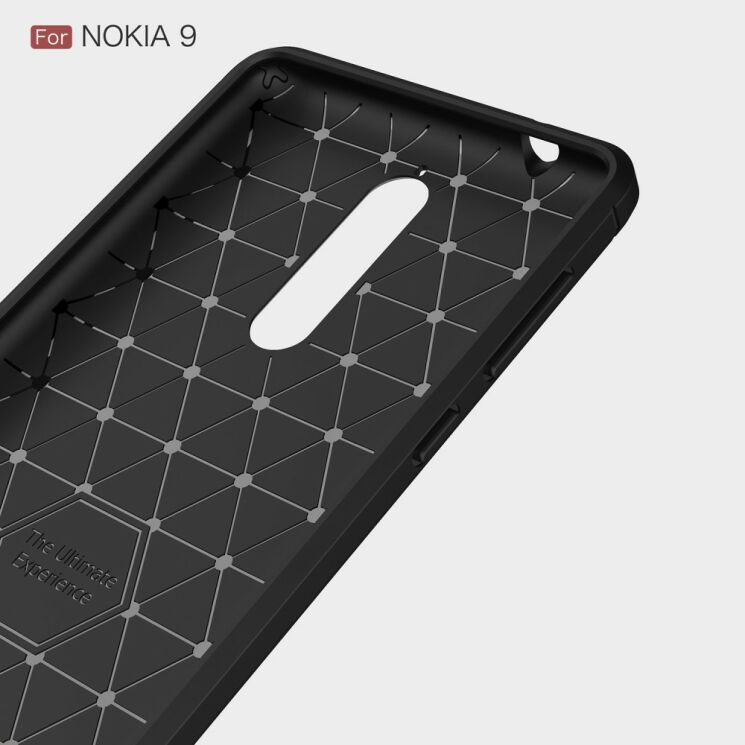Защитный чехол UniCase Carbon для Nokia 8 - Grey: фото 7 из 11