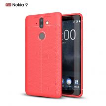 Захисний чохол Deexe Leather Cover для Nokia 9 - Red: фото 1 з 12
