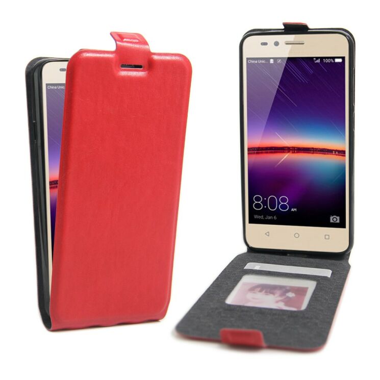 Чохол Deexe Flip Case для Huawei Y3 II - Red: фото 1 з 5