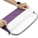 Чехол Deexe Nylon Case для планшетов и ноутбуков диагональю до 13 дюймов - Purple (981129V). Фото 4 из 5