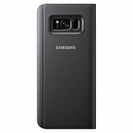 Чохол-книжка Clear View Standing Cover для Samsung Galaxy S8 Plus (G955) EF-ZG955CBEGRU - Black: фото 2 з 5