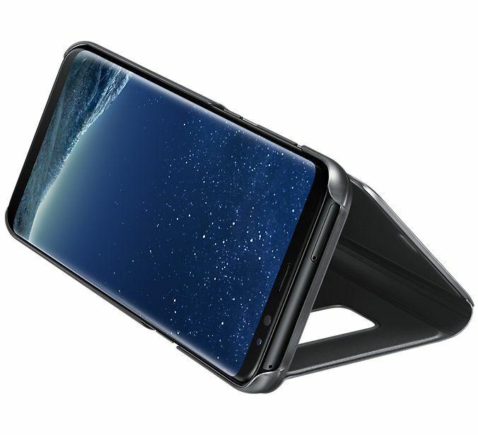 Чехол-книжка Clear View Standing Cover для Samsung Galaxy S8 Plus (G955) EF-ZG955CBEGRU - Black: фото 4 из 5