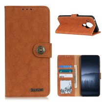 Чехол-книжка KHAZNEH Wallet Cover для Nokia 5.4 - Orange: фото 1 из 10
