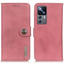 Чехол-книжка KHAZNEH Wallet Cover для Xiaomi 12T / 12T Pro - Pink: фото 1 из 9