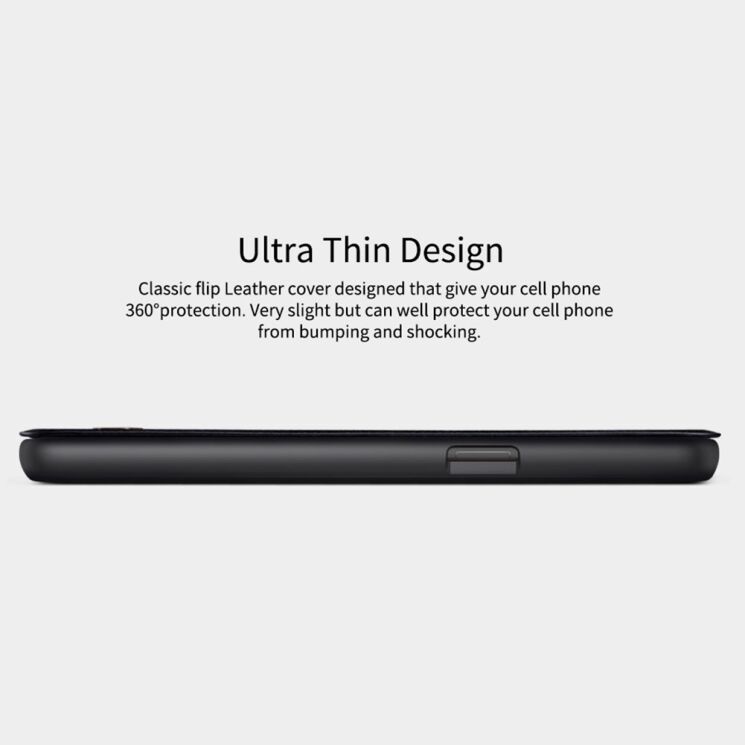 Чехол-книжка NILLKIN Qin Series для OnePlus 5 - Black: фото 11 из 32
