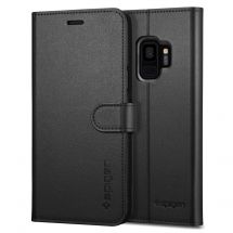 Чохол-книжка Spigen SGP Wallet S для Samsung Galaxy S9 (G960) - Black: фото 1 з 14