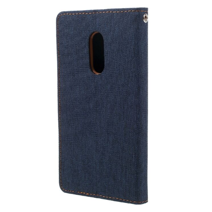 Чехол MERCURY Canvas Diary для Xiaomi Redmi Note 4 / Note 4X - Dark Blue: фото 2 из 9