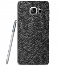 Кожаная наклейка Glueskin для Samsung Galaxy Note 5 - Black Suede: фото 1 из 10