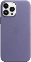 Оригінальний чохол Leather Case with MagSafe для Apple iPhone 13 Pro Max (MM1P3ZE/A) - Wisteria: фото 1 з 3