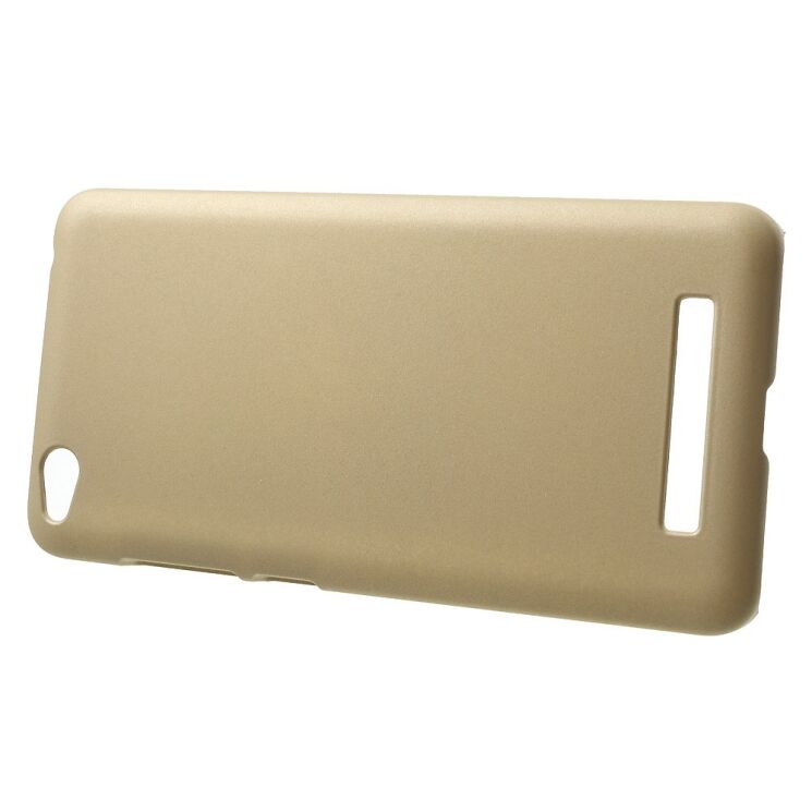 Пластиковый чехол Deexe Hard Shell для Xiaomi Redmi 4A - Gold: фото 2 из 3