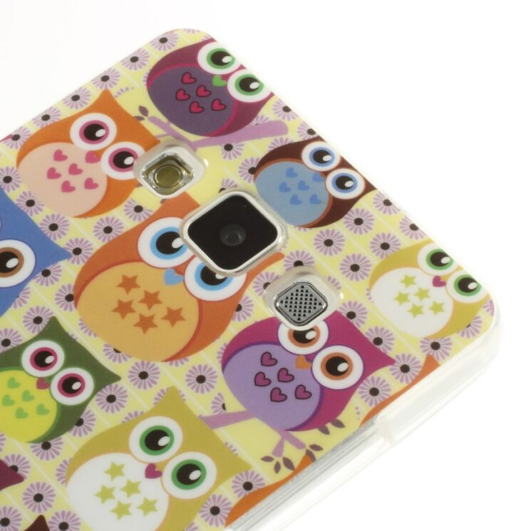 Силиконовая накладка Deexe Owl Pattern для Samsung Galaxy A5 (A500) - Owl's on a Branch: фото 4 из 7