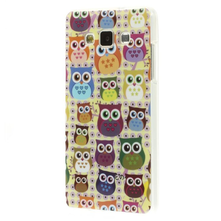 Силиконовая накладка Deexe Owl Pattern для Samsung Galaxy A5 (A500) - Owl's on a Branch: фото 2 из 7