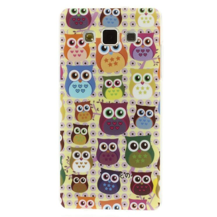 Силиконовая накладка Deexe Owl Pattern для Samsung Galaxy A5 (A500) - Owl's on a Branch: фото 1 из 7