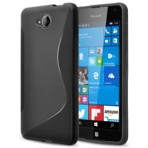 Силиконовый (TPU) чехол Deexe S Line для Microsoft Lumia 650 - Black: фото 1 из 5