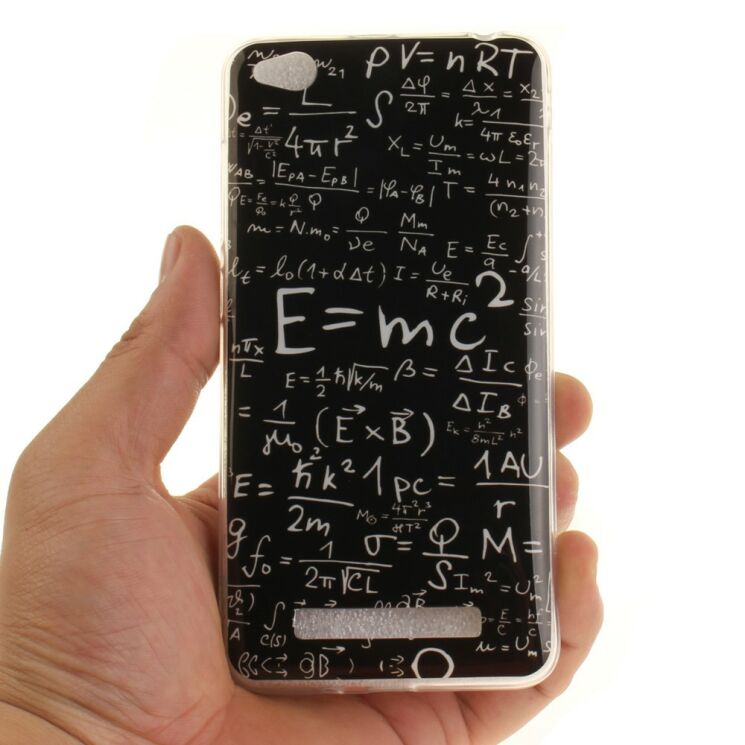 Силиконовый (TPU) чехол Deexe Life Style для Xiaomi Redmi 4A - Einstein's Equation: фото 5 из 6