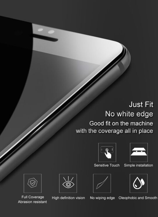 Защитное стекло IMAK Pro+ Full Coverage для Xiaomi Redmi Note 5 Pro - Black: фото 3 из 8