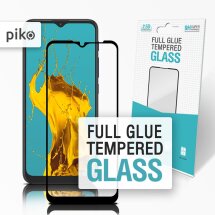 Защитное стекло Piko Full Glue для Motorola Moto G9 Play / Moto E7 Plus - Black: фото 1 из 4