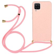 Защитный чехол Deexe Astra Case для Samsung Galaxy A12 (A125) / A12 Nacho (A127) / M12 (M127) - Pink: фото 1 из 4