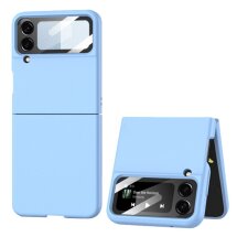 Захисний чохол GKK Silicone Case для Samsung Galaxy Flip 4 - Blue: фото 1 з 9