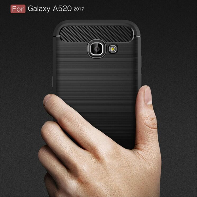 Захисний чохол UniCase Carbon для Samsung Galaxy A5 2017 (A520) - Gray: фото 6 з 10