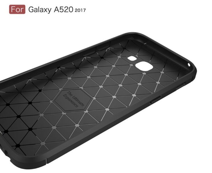 Защитный чехол UniCase Carbon для Samsung Galaxy A5 2017 (A520) - Gray: фото 8 из 10