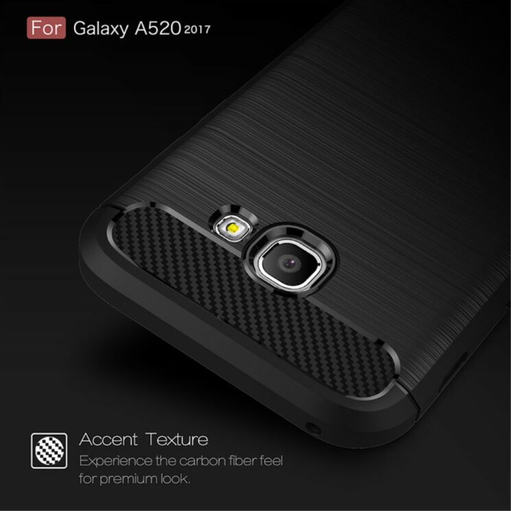 Защитный чехол UniCase Carbon для Samsung Galaxy A5 2017 (A520) - Black: фото 6 из 11
