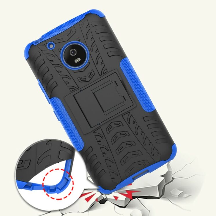 Захисний чохол UniCase Hybrid X для Motorola Moto G5 - Blue: фото 2 з 3
