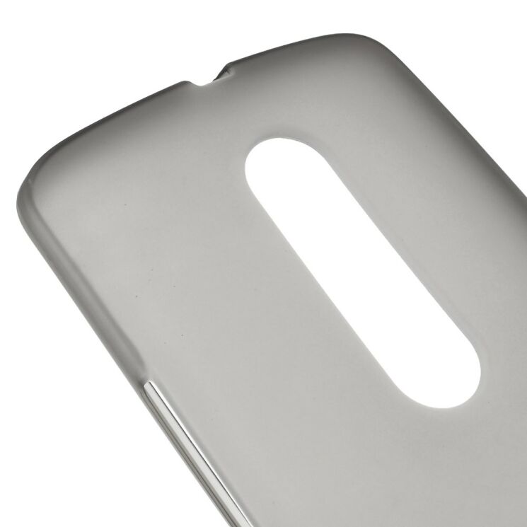 Силиконовая накладка Deexe Soft Case для Motorola Moto X Play - Gray: фото 3 з 6