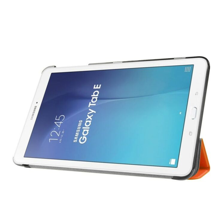 Чохол UniCase Slim для Samsung Galaxy Tab E 9.6 (T560/561) - Orange: фото 4 з 7